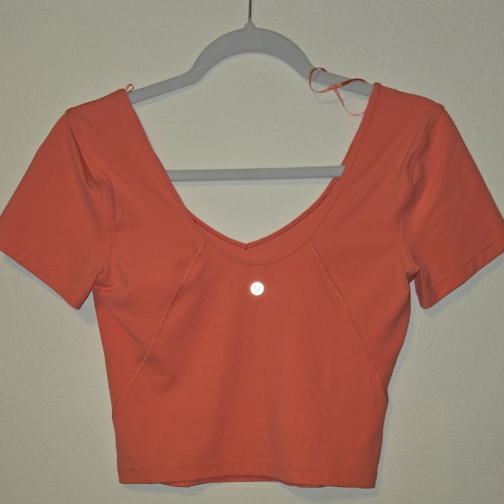 Lululemon Align™ T-Shirt Raspberry Cream Size 6 - Picture 4 of 6